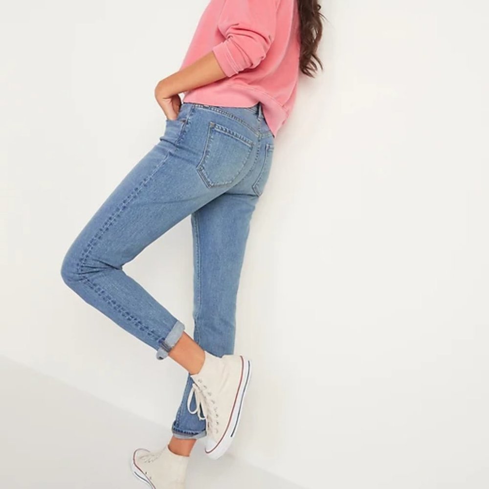 Old Navy boyfriend ankle jeans